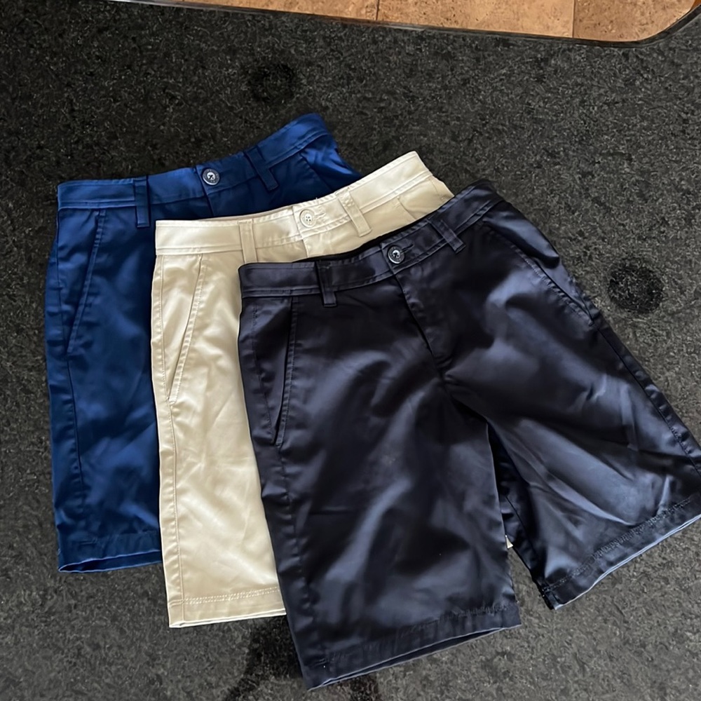 3 Pairs Under Armour Boys Golf Shorts Size 12